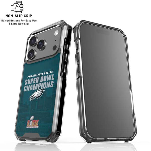 NFL Philadelphia Eagles Super Bowl LIX Champions iPhone 17 Pro Max Clear Case